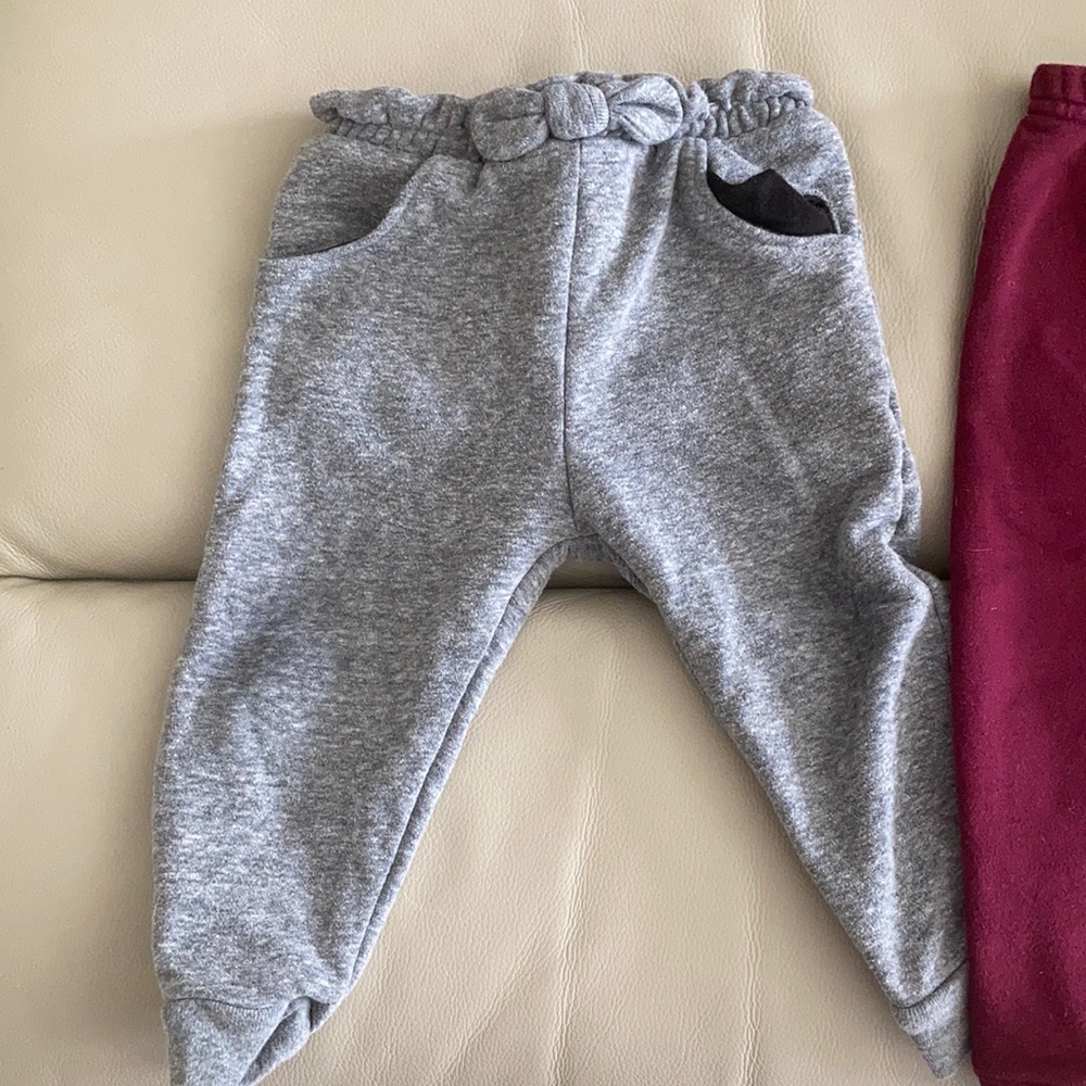 2 PAIRS! Cute joggers. Lightly worn